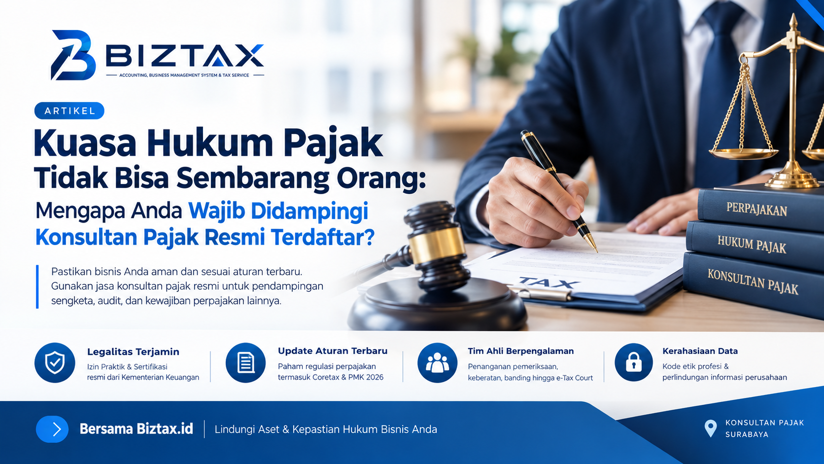 Kuasa Hukum Pajak Terdaftar Berlisensi Resmi